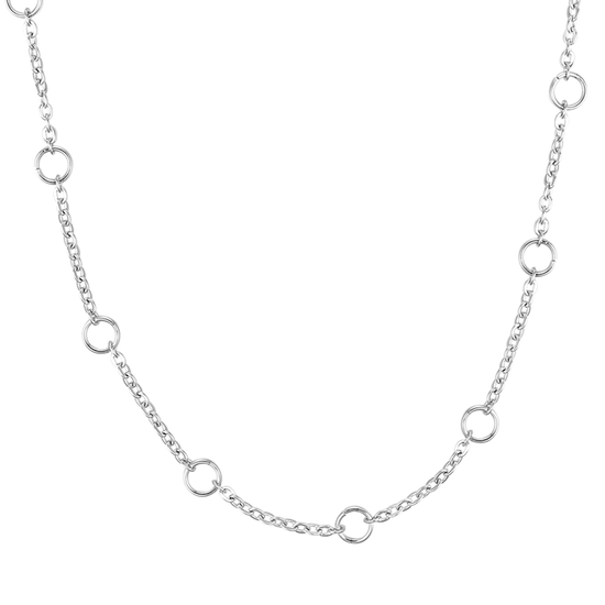 COLLIER POUR FEMME EN ACIER INOXYDABLE POUR CHARMES AVEC MOSCHET Luca Barra