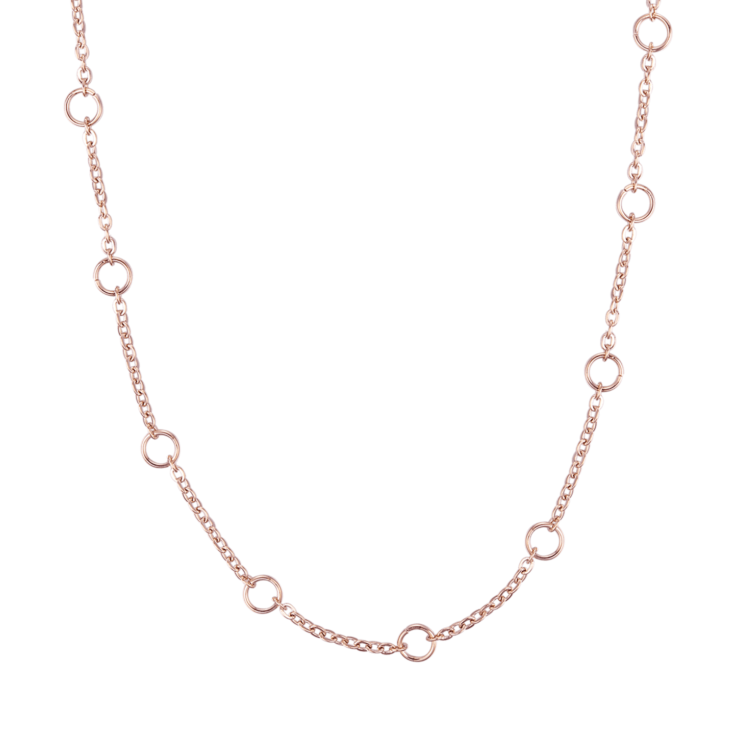 COLLIER FEMME IP ROSE ACIER Luca Barra