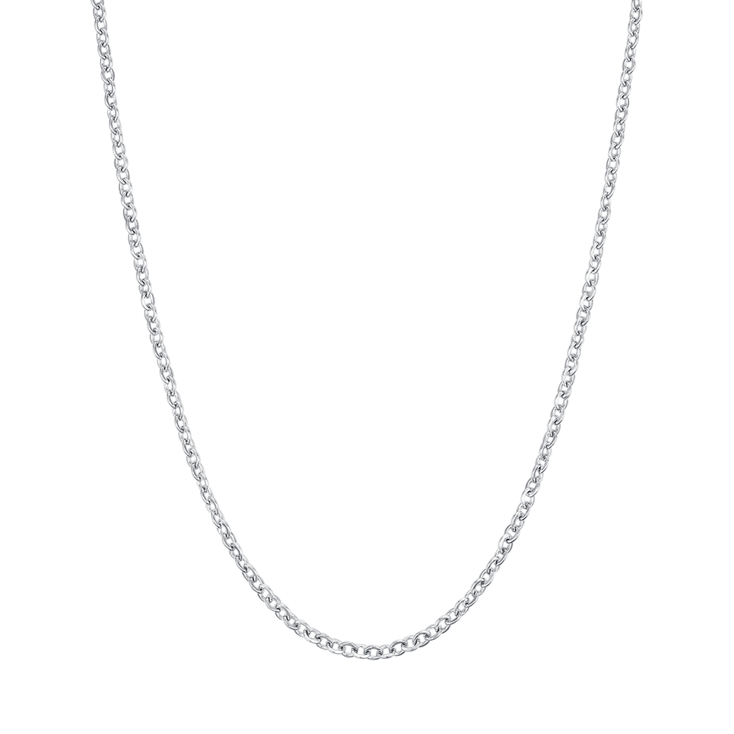 COLLIER LONG POUR FEMME EN ACIER INOXYDABLE POUR CHARMES AVEC MOSCHETON Luca Barra