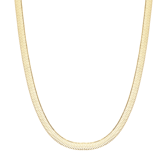 COLLIER FEMME SNAKE EN ACIER INOXYDABLE IP OR Luca Barra