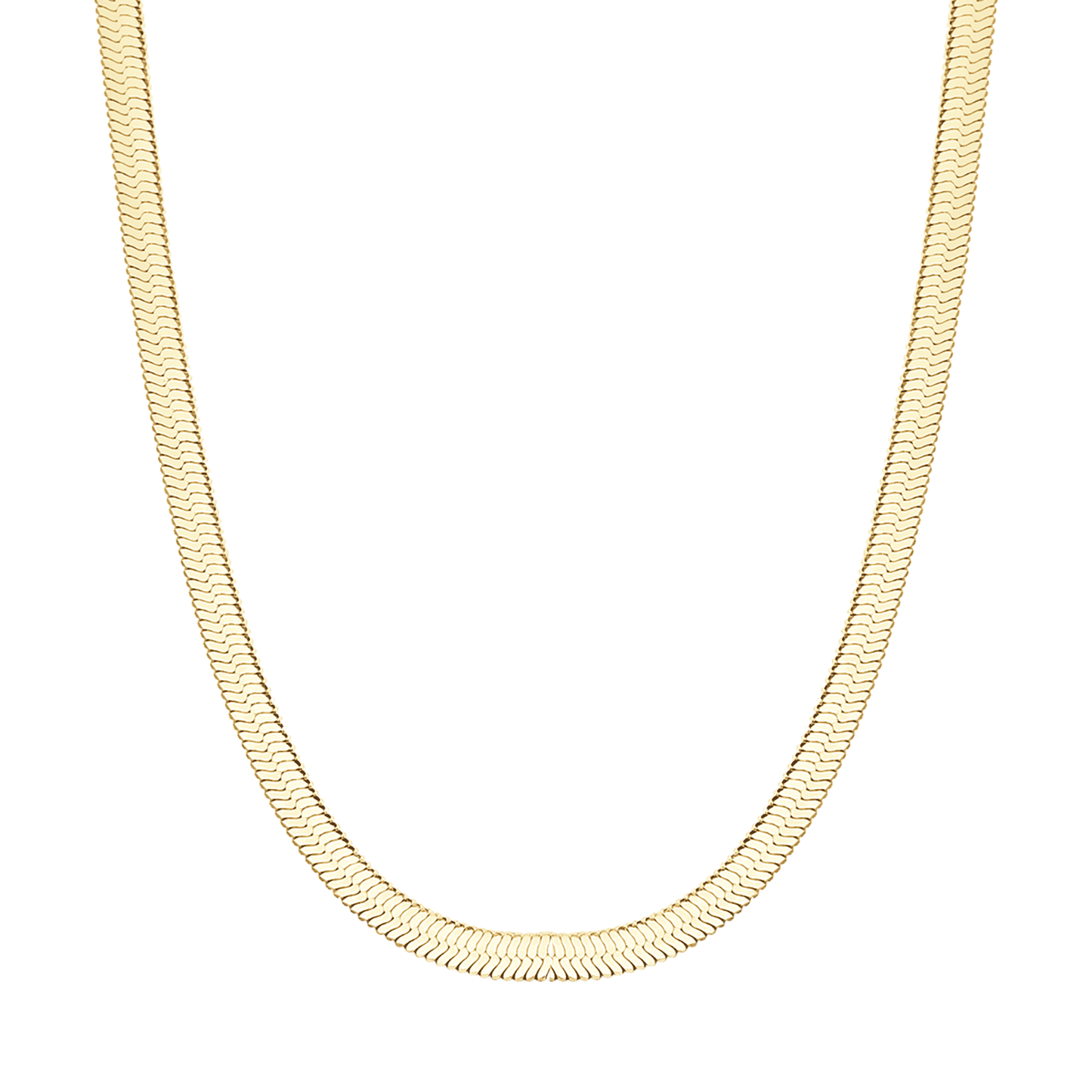 COLLIER ACIER SERPENT IP OR