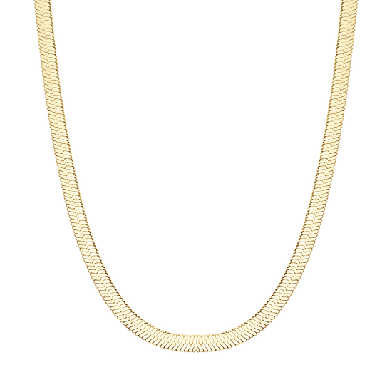 COLLIER ACIER SERPENT IP OR