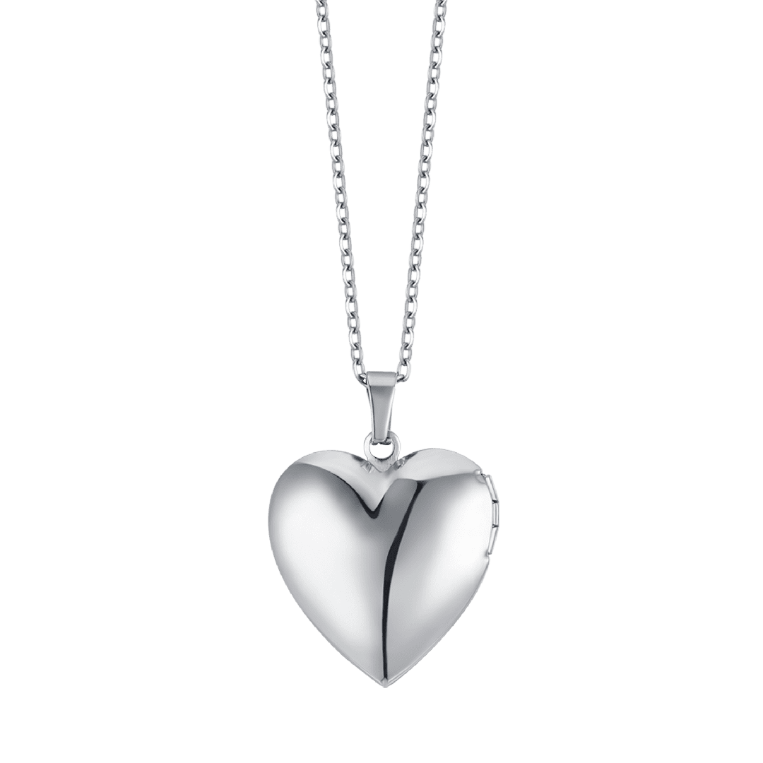 COLLIER EN ACIER POUR FEMME AVEC COEUR Luca Barra