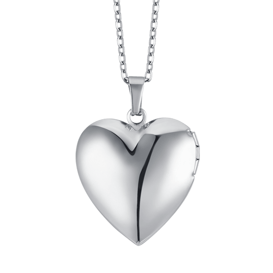 COLLIER EN ACIER POUR FEMME AVEC COEUR Luca Barra