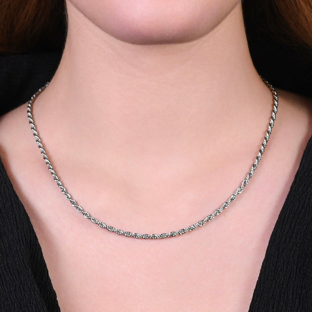 COLLIER EN ACIER POUR FEMMES
