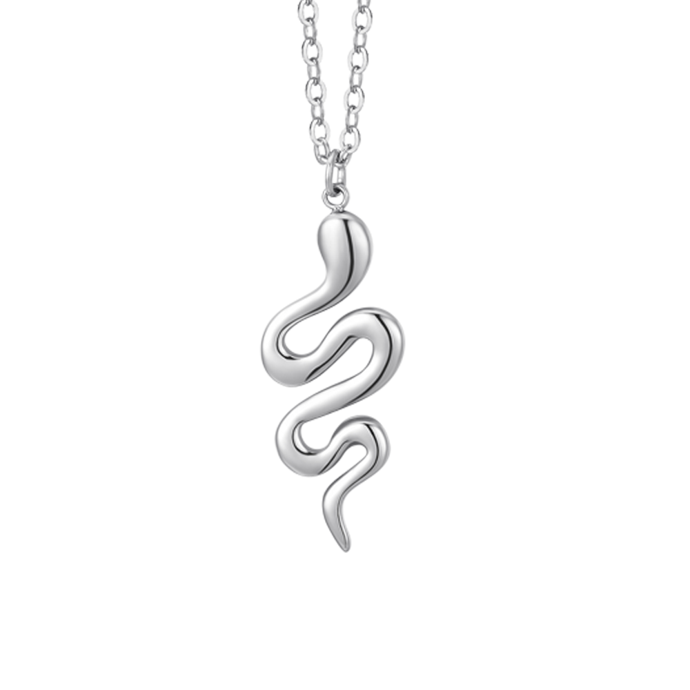 COLLANA DONNA IN ACCIAIO CON SERPENTE