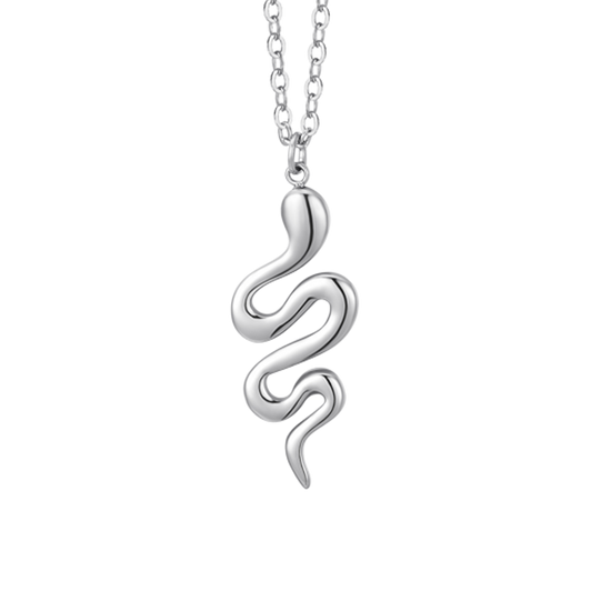 COLLANA DONNA IN ACCIAIO CON SERPENTE