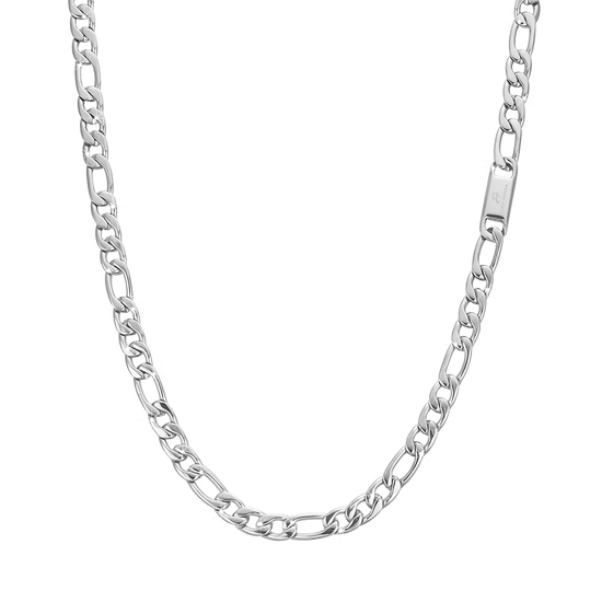 COLLIER DE L'HOMME EN ACIER GROUMETTE Luca Barra