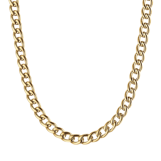 COLLIER EN ACIER POUR HOMME AVEC MAILLON DE LA GROUMETTE DE 9 MM