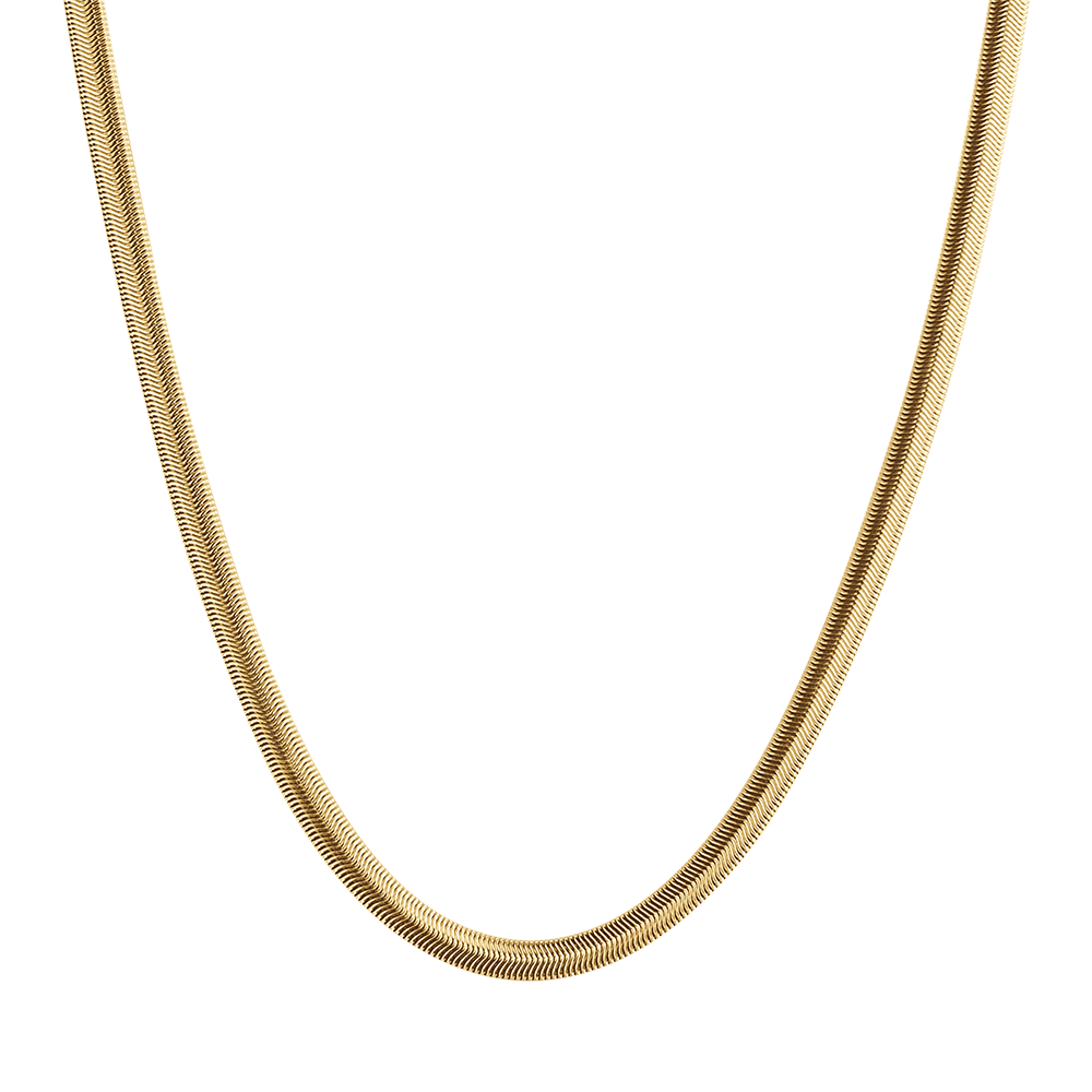 COLLIER HOMME SERPENT EN ACIER