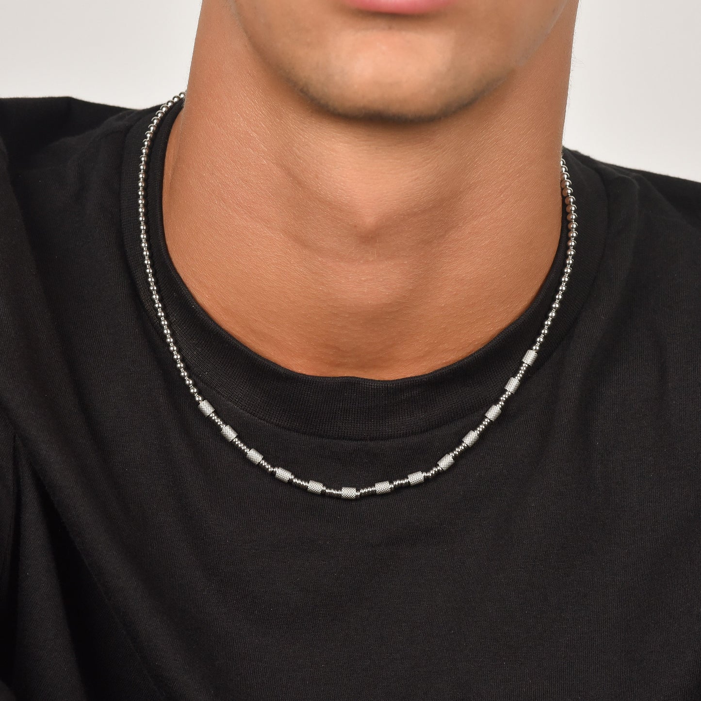 COLLIER D'ACIER POUR HOMME Luca Barra