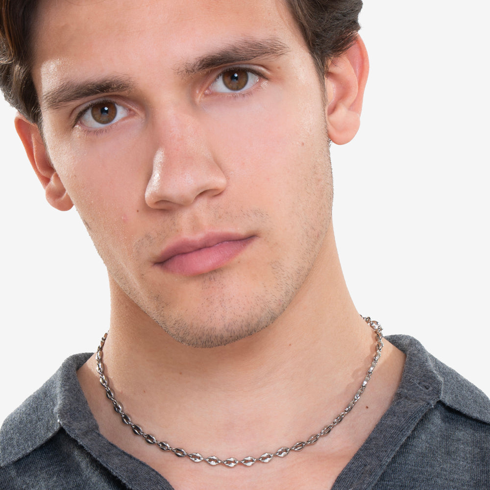 COLLIER EN ACIER POUR HOMMES