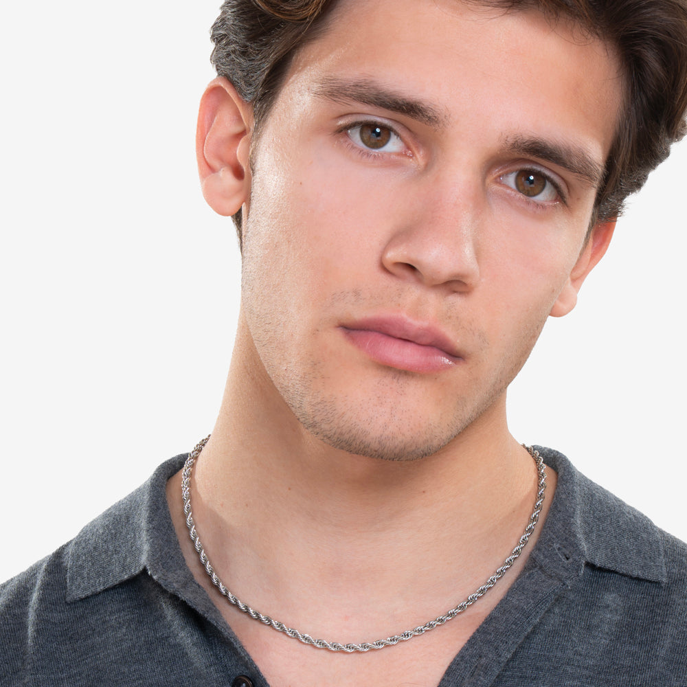 COLLIER EN ACIER POUR HOMMES