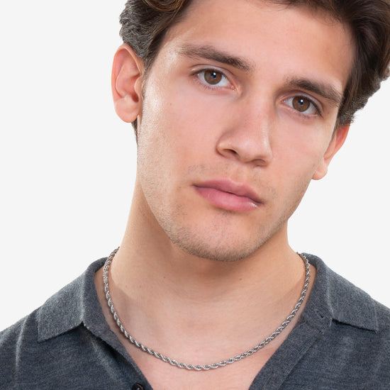 COLLIER EN ACIER POUR HOMMES