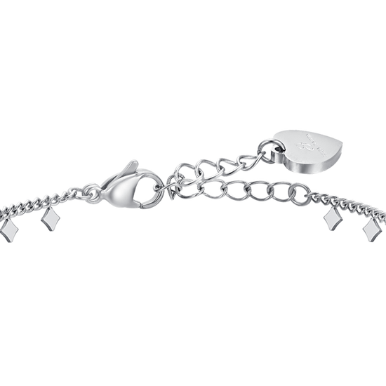 BRACELET DE CHEVILLE EN ACIER POUR FEMMES AVEC LOSANGES