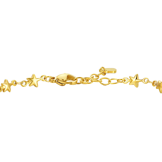 CAVIGLIERA DONNA IN ACCIAIO IP GOLD CON STELLE