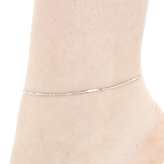 BRACELET DE CHEVILLE EN ACIER POUR FEMMES