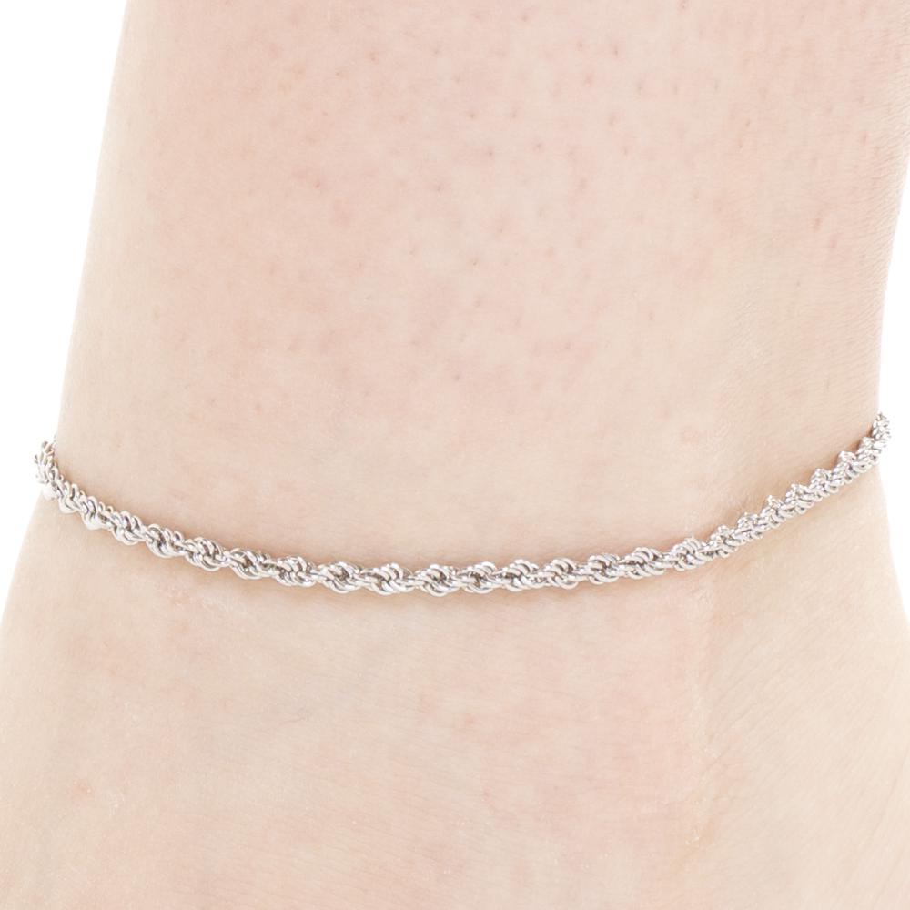 BRACELET DE CHEVILLE EN ACIER POUR FEMMES
