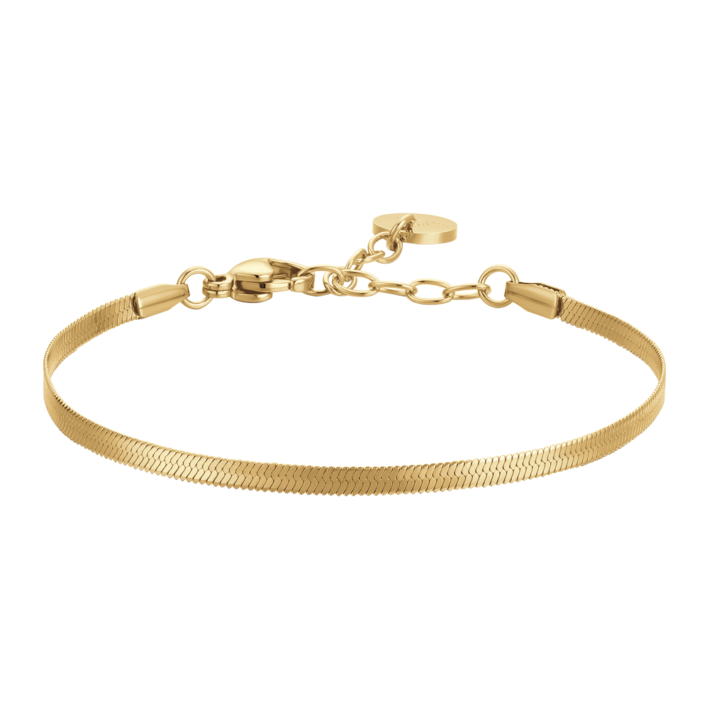 CAVIGLIERA DONNA IN ACCIAIO IP GOLD