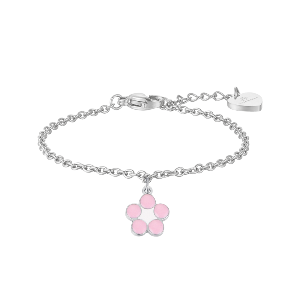 BRACELET POUR ENFANTS EN ACIER AVEC FLEUR Luca Barra