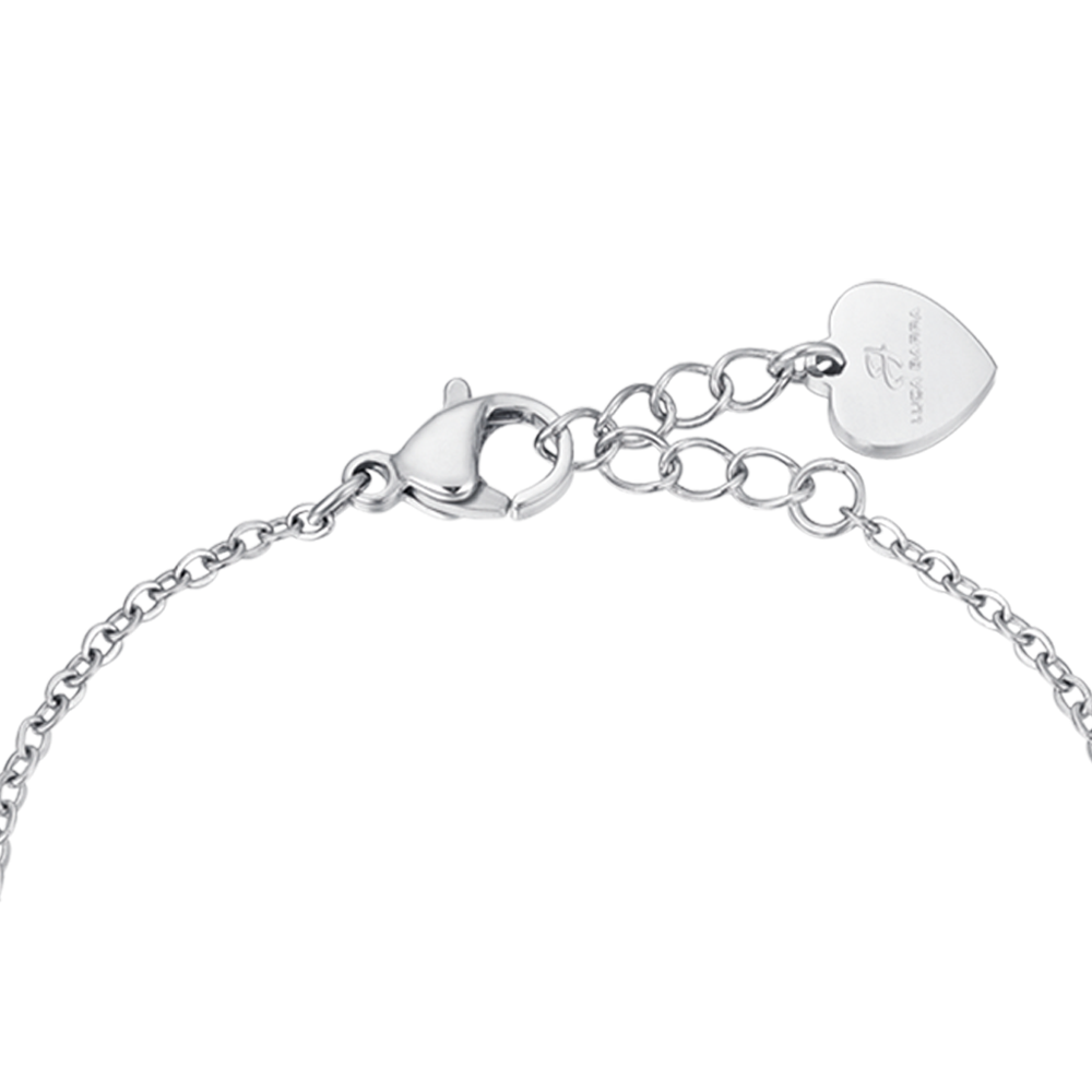 BRACELET FILLE EN ACIER AVEC FLEURS