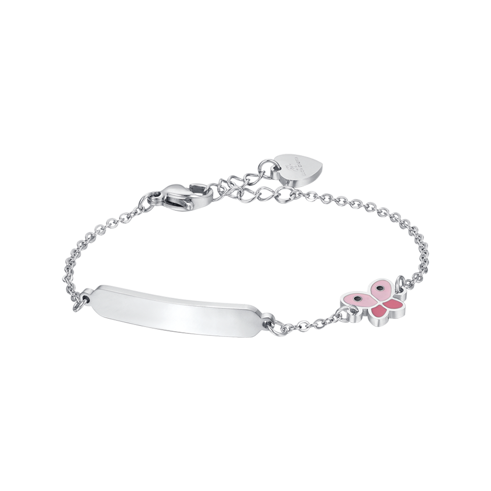 BRACELET POUR ENFANTS EN ACIER AVEC PAPILLON Luca Barra