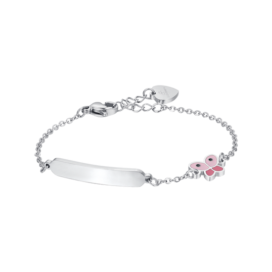 BRACELET POUR ENFANTS EN ACIER AVEC PAPILLON Luca Barra