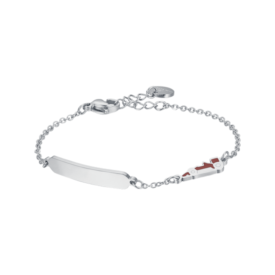 BRACELET D'ENFANT EN ACIER AVEC MACHINE Luca Barra