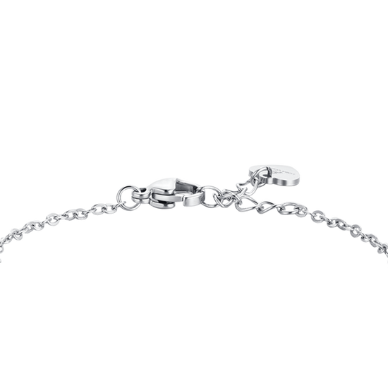 BRACELET FILLE EN ACIER ÉMAILLÉ VIOLET