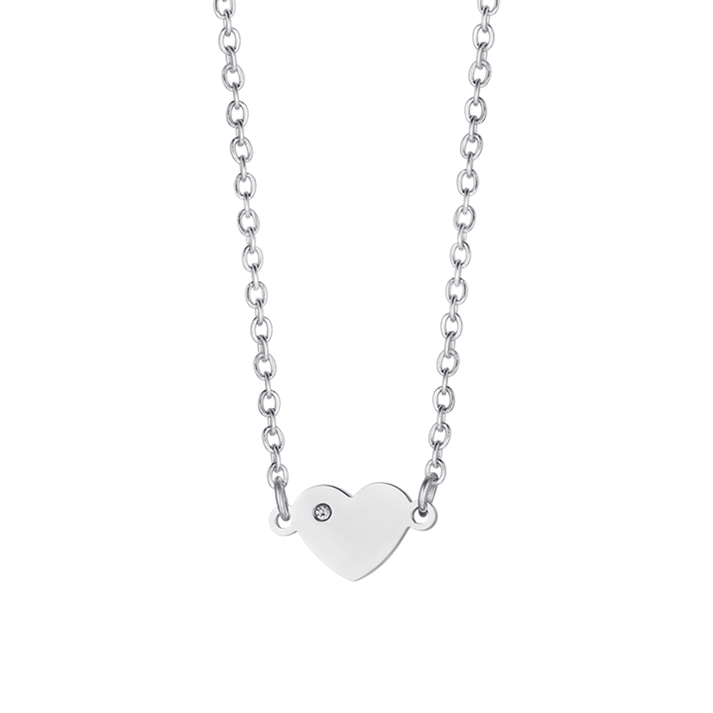 COLLIER D'ENFANT EN ACIER AVEC COEUR Luca Barra