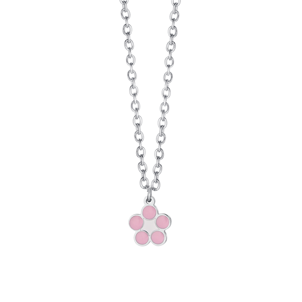 COLLIER D'ENFANT EN ACIER AVEC FLEUR Luca Barra