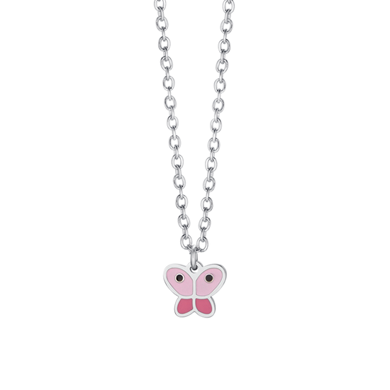 COLLIER D'ENFANT EN ACIER AVEC PAPILLON Luca Barra