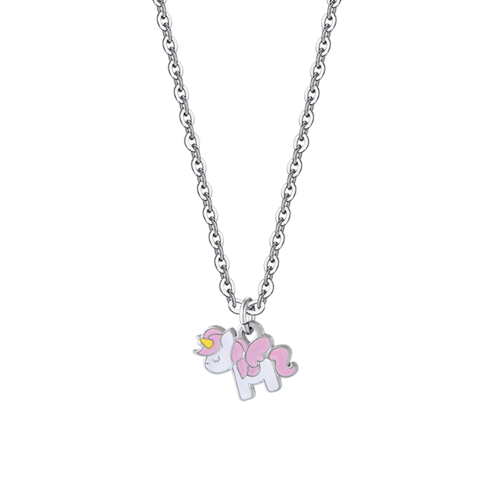 COLLIER D'ENFANT EN ACIER AVEC UNICORNO Luca Barra