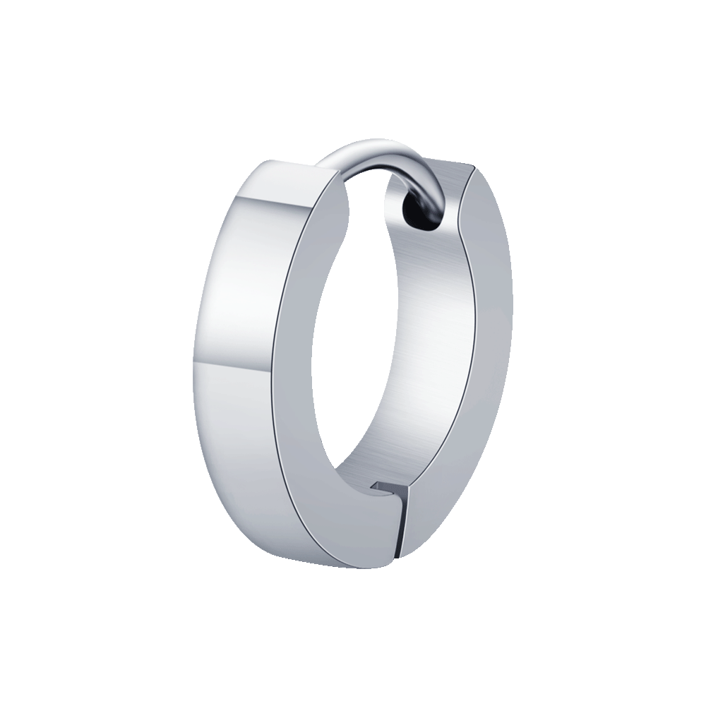 BOUCLE D'OREILLE HOMME ACIER