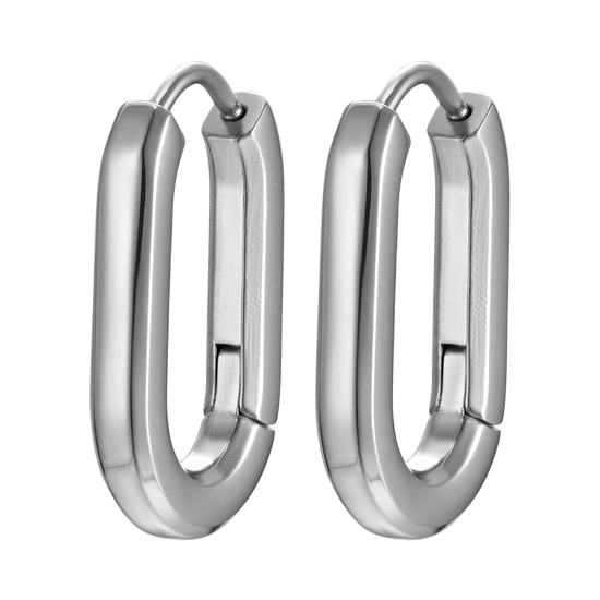 BOUCLES D'OREILLES EN ACIER POUR FEMMES