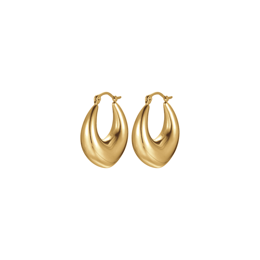 BOUCLES D'OREILLES POUR FEMMES EN ACIER INOXYDABLE IP GOLD Luca Barra