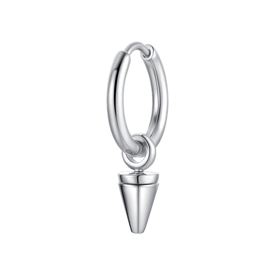 MONO ORECCHINO UOMO IN ACCIAIO CON ELEMENTO