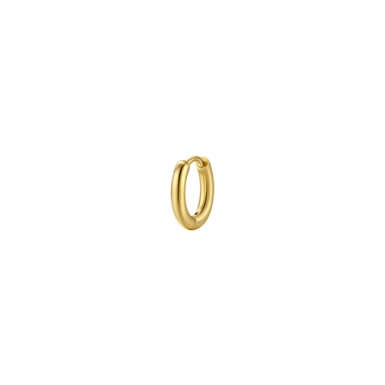 MONO ORECCHINI DONNA A CERCHIO IN ACCIAIO IP GOLD