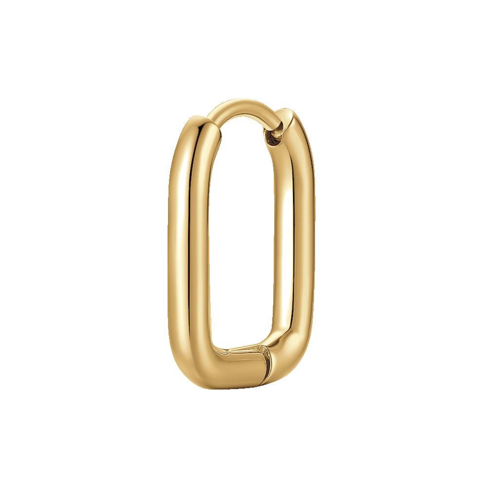 MONO ORECCHINO DONNA IN ACCIAIO IP GOLD