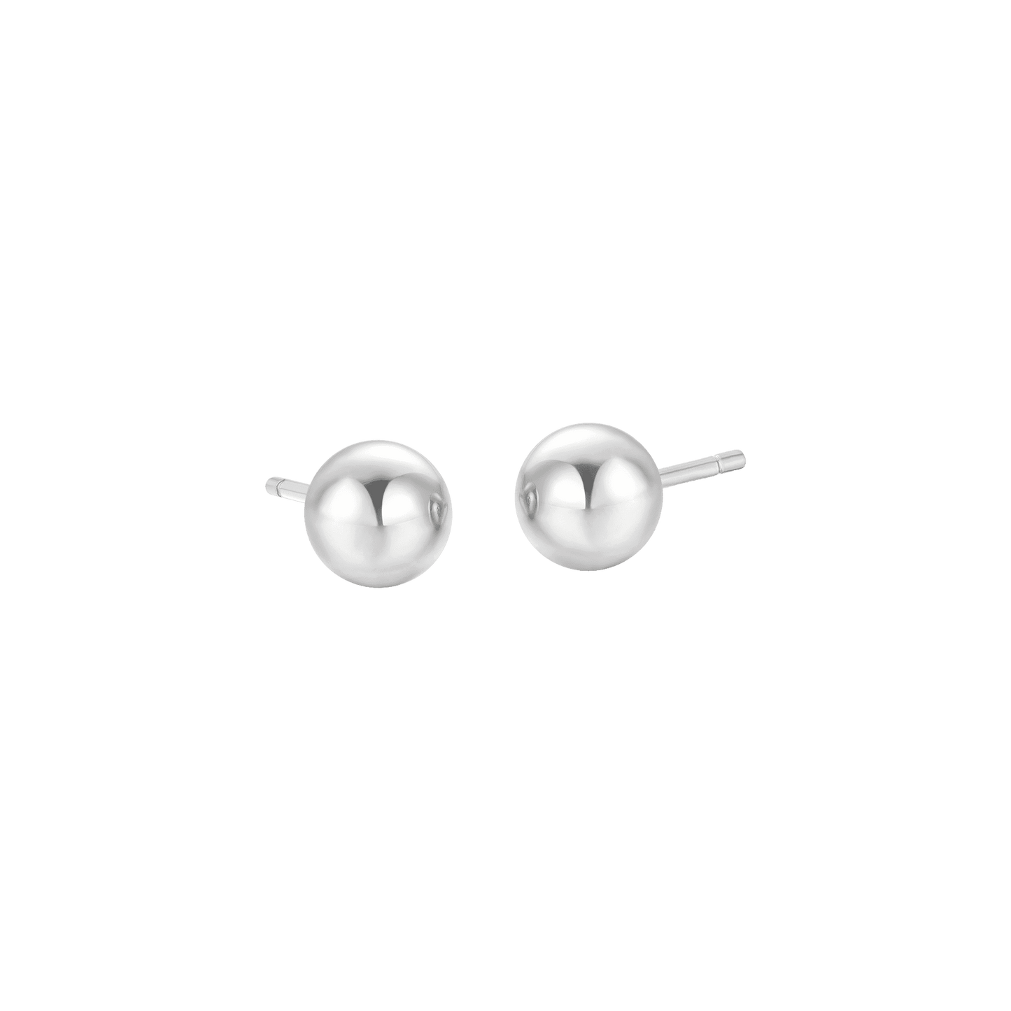 BOUCLES D'OREILLES EN ACIER POUR FEMMES AVEC SPHÈRE