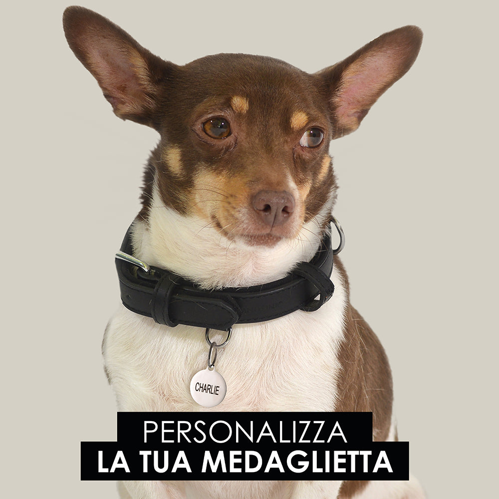 MÉDAILLE CIRCULAIRE PERSONNALISABLE POUR CHIEN ET CHAT