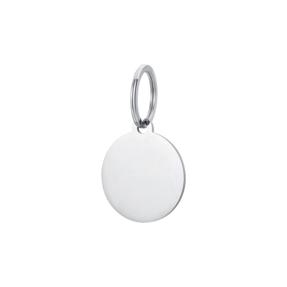 MÉDAILLE CIRCULAIRE PERSONNALISABLE POUR CHIEN ET CHAT